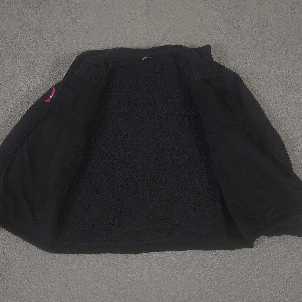The North Face Jacket Mens XL Black Sweater Fleece Full Zip Sherpa Collar